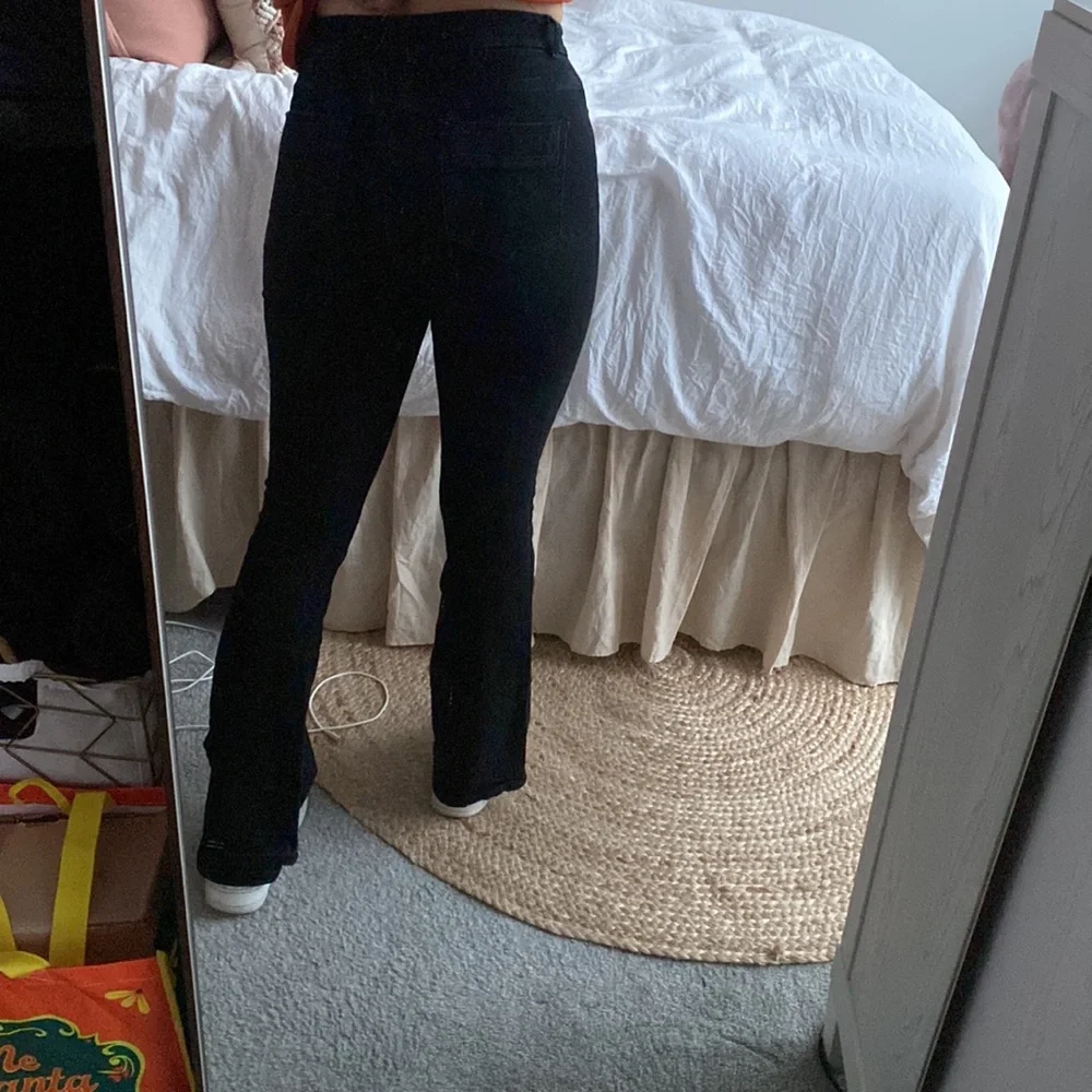 ASOS boot cut high rise black jean - Picture 2 of 7